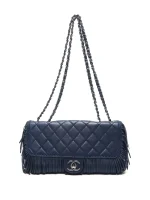 ⁦2014 quilted fringe-detailling shoulder bag⁩ – תמונה ⁦5⁩
