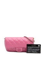 ⁦2021 CC Quilted Lambskin Sunglasses Case with Chain crossbody bag⁩ – תמונה ⁦7⁩