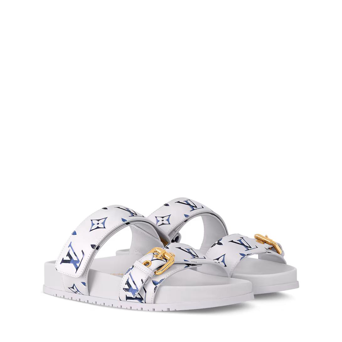 louis-vuitton-bom-dia-flat-comfort-mule--ATH01VPC20_PM2_Front view Bom Dia Flat Comfort Mule – תמונה 1