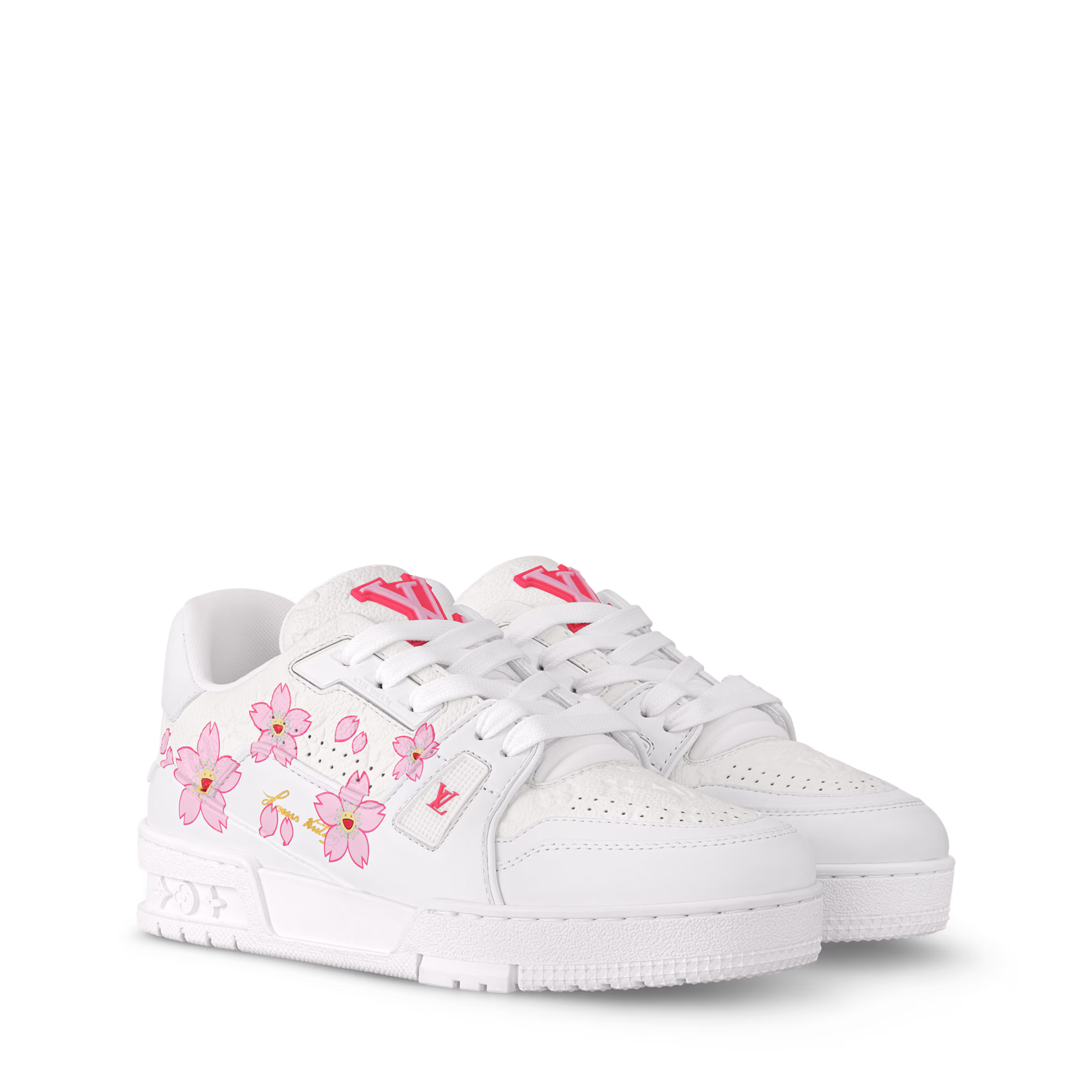 louis-vuitton-lv-x-tm-lv-trainer-sneaker--ASU009GC01_PM2_Front view LV x TM LV Trainer Sneaker – תמונה 1