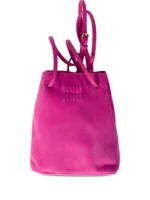 ⁦MIU MIU Suede Pouch Shoulder Bag⁩ – תמונה ⁦10⁩