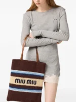 ⁦MIU MIU Crochet Tote Bag⁩ – תמונה ⁦3⁩