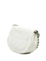 ⁦2018 Small Quilted Lambskin Studded Bubble Flap crossbody bag⁩ – תמונה ⁦2⁩