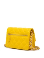 ⁦2021 Quilted Lambskin Candy Chain Clutch with Chain crossbody bag⁩ – תמונה ⁦7⁩