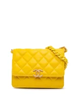 2021 Quilted Lambskin Candy Chain Clutch with Chain crossbody bag