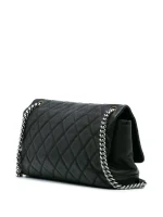 ⁦2012 Quilted Iridescent Caviar Lady Pearly Flap crossbody bag⁩ – תמונה ⁦3⁩