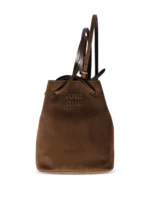 ⁦MIU MIU Suede Pouch Shoulder Bag⁩ – תמונה ⁦4⁩