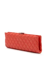⁦2014-2015 Quilted Lambskin Crystal Camellia Long clutch bag⁩ – תמונה ⁦3⁩