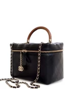 ⁦2018-2019 Large Quilted Lambskin Knock On Wood Case vanity bag⁩ – תמונה ⁦2⁩