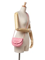 ⁦2021-2025 Mini CC Quilted Caviar Messenger Flap crossbody bag⁩ – תמונה ⁦2⁩