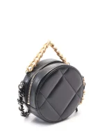 ⁦2021-2025 Lambskin 19 Round Clutch with Chain satchel⁩ – תמונה ⁦3⁩
