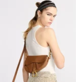 ⁦Dior Mini Soft Saddle Bag with Strap⁩ – תמונה ⁦2⁩