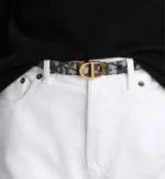 ⁦Dior Montaigne Reversible Belt⁩ – תמונה ⁦2⁩