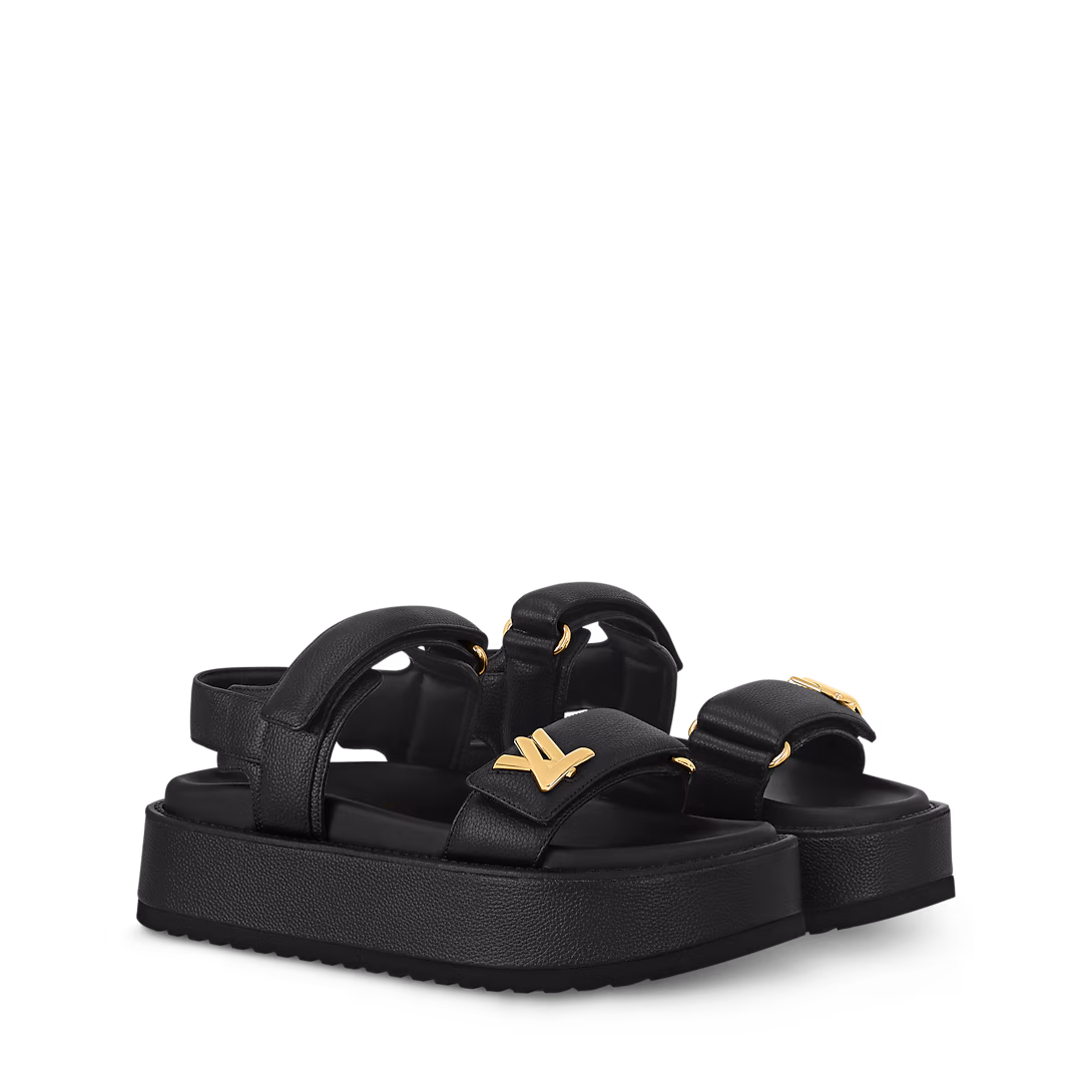 louis-vuitton-lv-sunset-platform-comfort-sandal--AR6S3AGC02_PM2_Front view LV Sunset Platform Comfort Sandal – תמונה 1