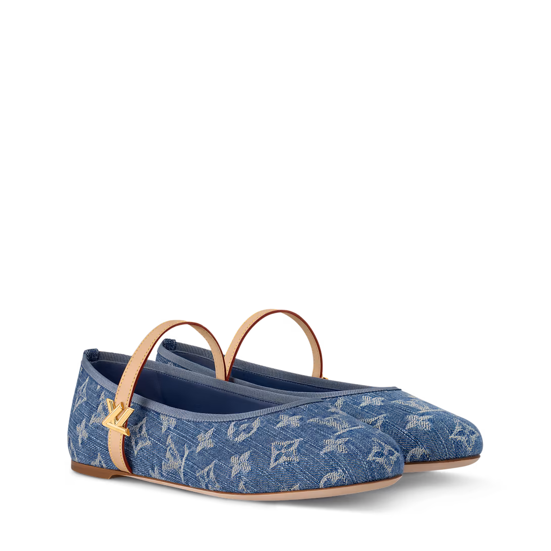 louis-vuitton-romy-flat-ballerina--ARAP1ADN20_PM2_Front view Romy Flat Ballerina – תמונה 1