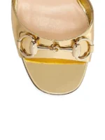 ⁦GUCCI Lady Horsebit 10cm Metallic⁩ – תמונה ⁦2⁩