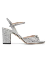 GUCCI Lady Horsebit 75MM Metallic