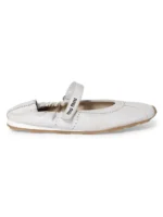 MIU MIU Fleece Ballerinas