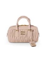 MIU MIU Arcadie Matelassé Nappa Leather