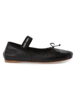 MIU MIU Leather Ballerinas