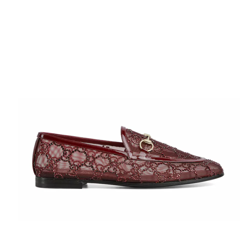 1_41a27e89-58d1-403d-87e6-31c036e56783 Gucci GG Crystal Loafers – תמונה 1
