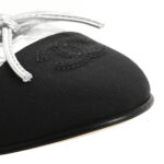 ⁦Chanel Metallic Silver Ballet Flat⁩ – תמונה ⁦4⁩