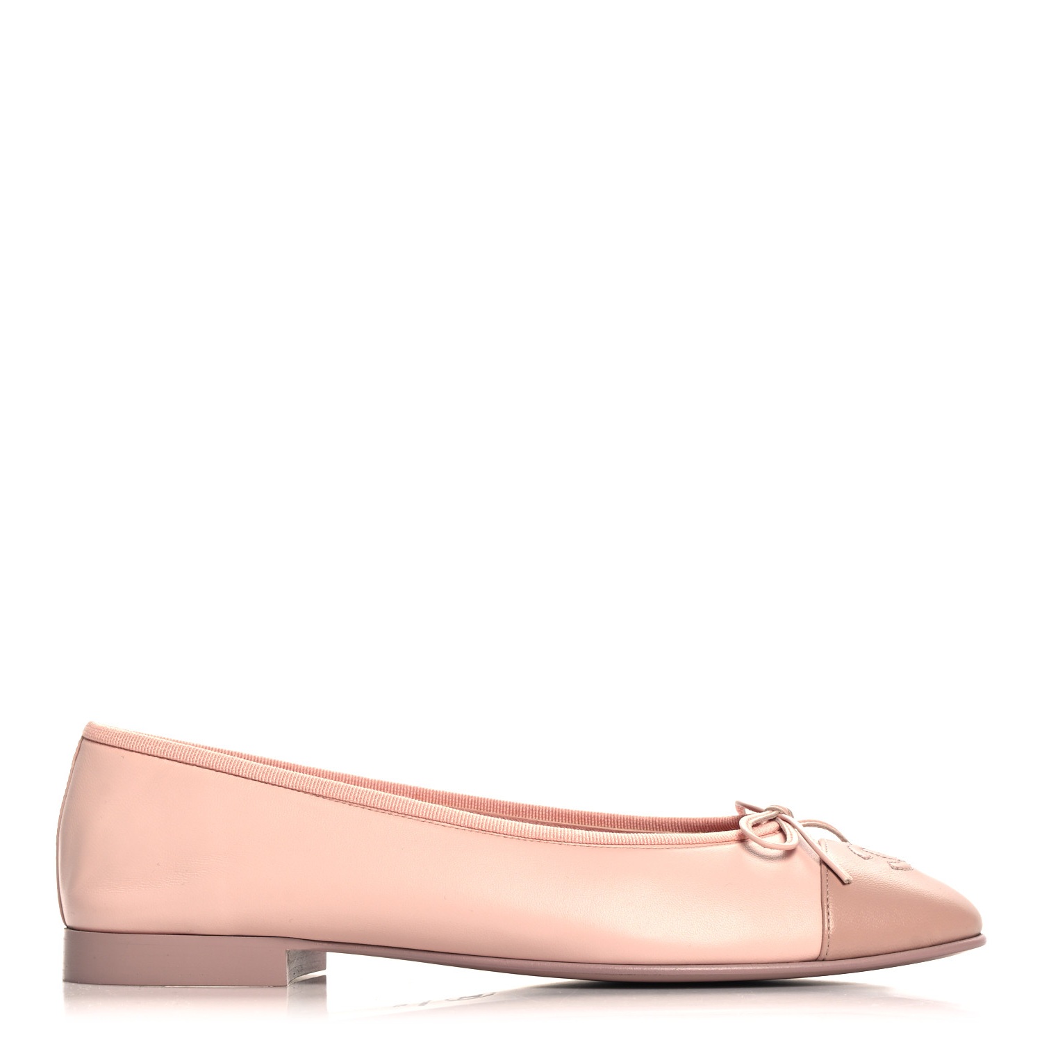 2b43aa97f9f34d99263a8ea4ca8416ae Chanel Light Pink Ballet Flat – תמונה 1