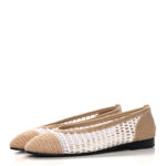 ⁦Chanel White Beige Ballet Flat⁩ – תמונה ⁦3⁩