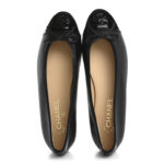 ⁦Chanel Cap Toe Black Ballet Flat⁩ – תמונה ⁦6⁩