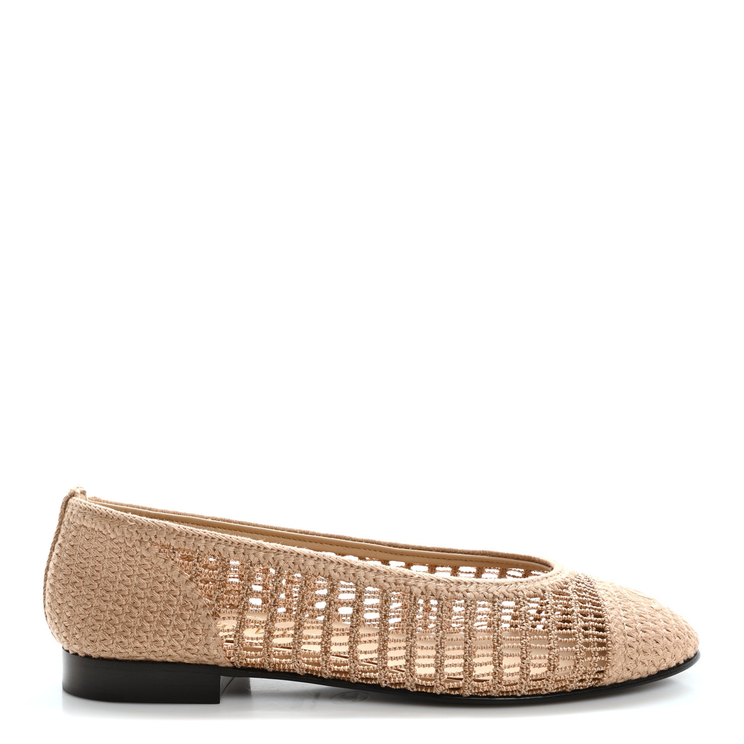 50ebc8ab3a43c4988c112a323b40f2b4 Chanel Dark Beige Ballet Flat – תמונה 1