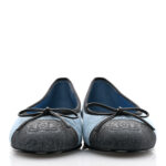 ⁦Chanel Light Blue Dark Grey Ballet Flat⁩ – תמונה ⁦5⁩