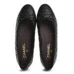 ⁦Chanel Cap Toe Black Ballet Flat⁩ – תמונה ⁦6⁩
