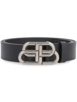 Balenciaga BB leather belt