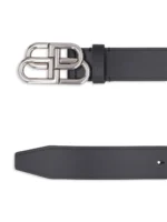 ⁦Balenciaga BB leather belt⁩ – תמונה ⁦2⁩