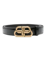 Balenciaga BB leather belt