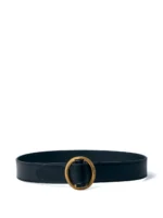 ⁦Saint Laurent buckle leather belt⁩ – תמונה ⁦2⁩