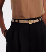 ⁦Saint Laurent Slim Cassandre Belt⁩ – תמונה ⁦2⁩