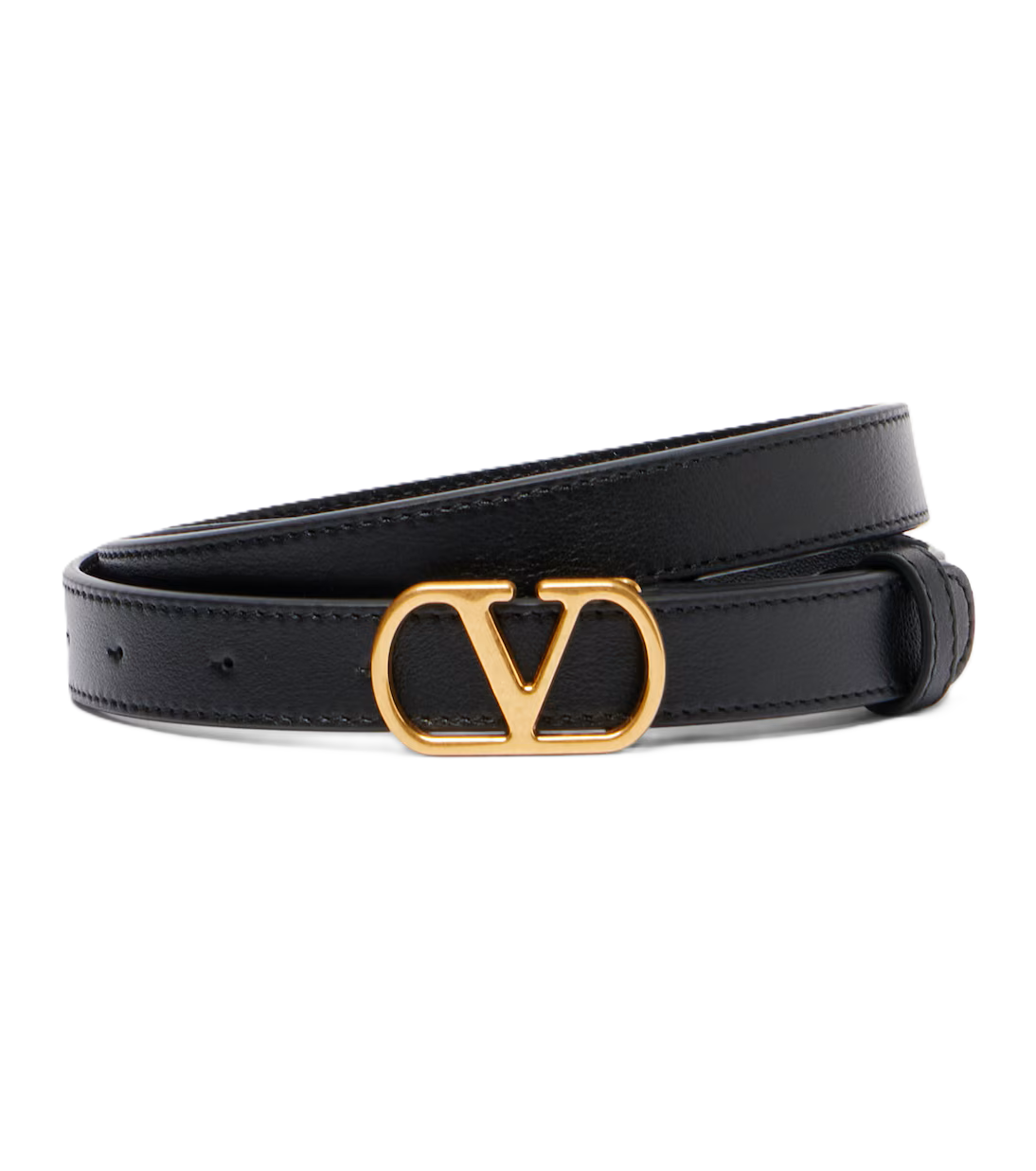 P01056444 Valentino Garavani VLogo leather belt – תמונה 1