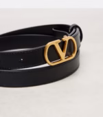 ⁦Valentino Garavani VLogo leather belt⁩ – תמונה ⁦4⁩