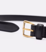 ⁦Saint Laurent Leather Belt⁩ – תמונה ⁦4⁩