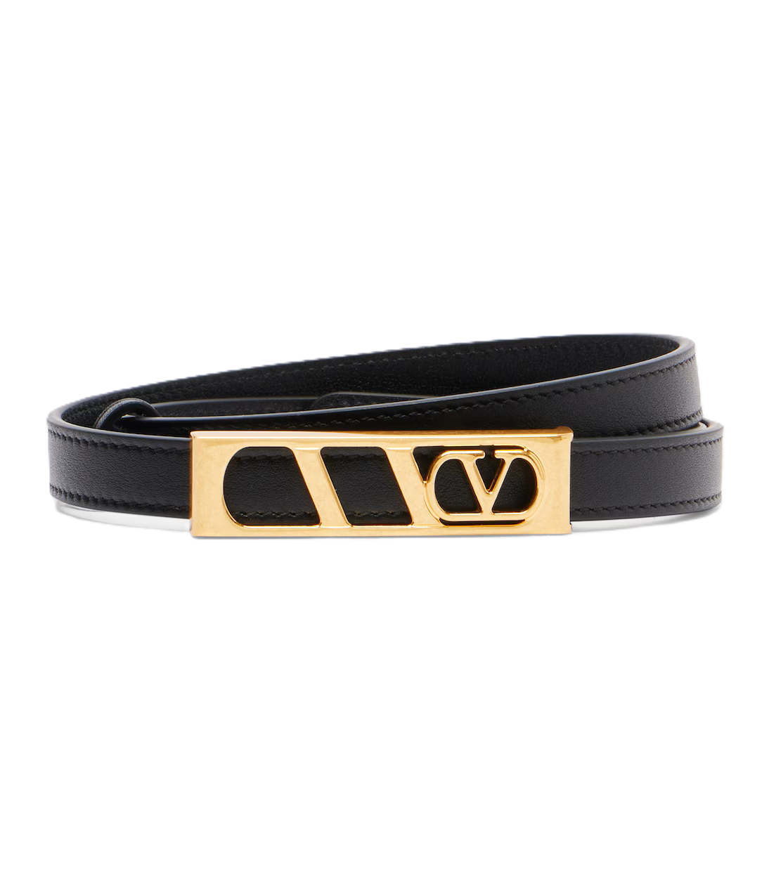 P01094072 Valentino Garavani VLogo leather belt – תמונה 1