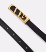 ⁦Valentino Garavani VLogo leather belt⁩ – תמונה ⁦4⁩