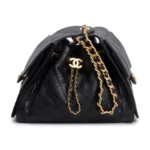 ⁦Chanel Black Caviar Leather 25 Small Bucket Bag⁩ – תמונה ⁦8⁩