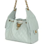 ⁦Chanel Small 25 Hobo Bag Light Blue Caviar⁩ – תמונה ⁦2⁩