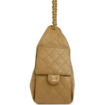 ⁦Chanel Small 25 Hobo Bag Dark Beige Caviar⁩ – תמונה ⁦6⁩