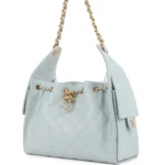 ⁦Chanel Small 25 Hobo Bag Light Blue⁩ – תמונה ⁦5⁩