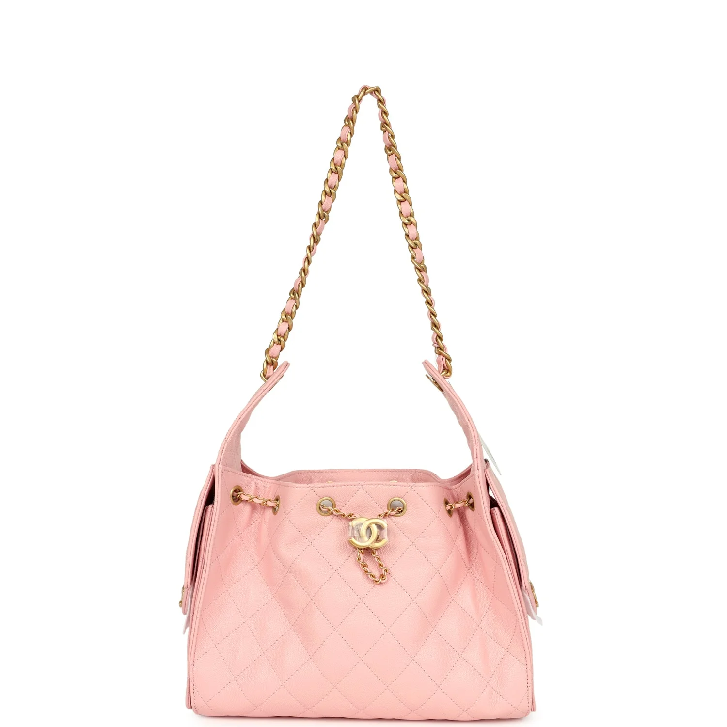 C-FN-250923-9-KN-01 Chanel Small 25 Hobo Bag Light Pink Caviar – תמונה 1