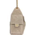 ⁦Chanel Small 25 Hobo Bag Dark Grey Suede⁩ – תמונה ⁦8⁩