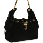 ⁦Chanel Small 25 Hobo Bag Black Suede⁩ – תמונה ⁦2⁩