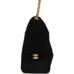 ⁦Chanel Small 25 Hobo Bag Black Suede⁩ – תמונה ⁦7⁩
